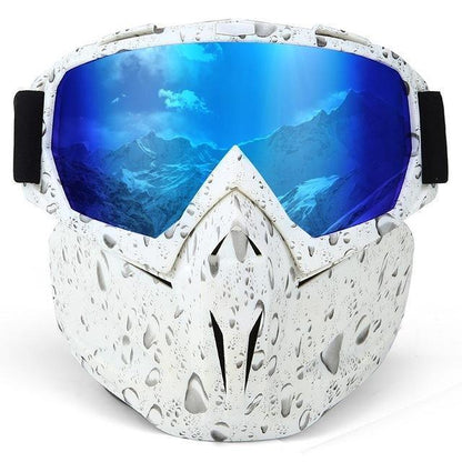 Premium Windproof Anti-Fog Motorcycling And Skiing Sport Mask Goggles With Box