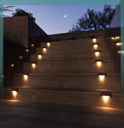 🎄 Solar Deck Lights, Automatically ON/OFF💡