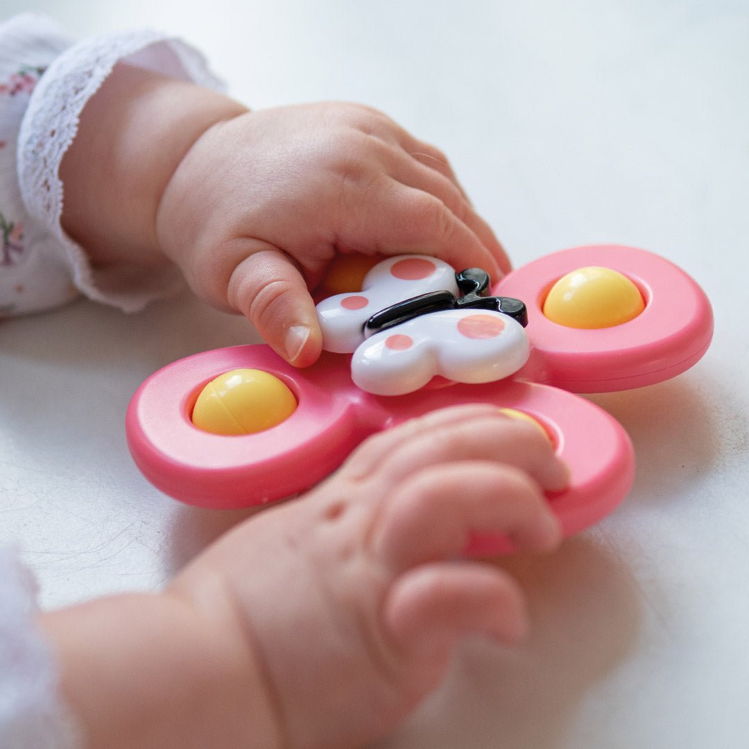 Suction cup spinner toys