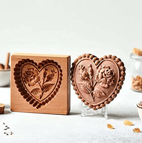 Wood Patterned Cookie Cutter - Embossing Mold For Cookies