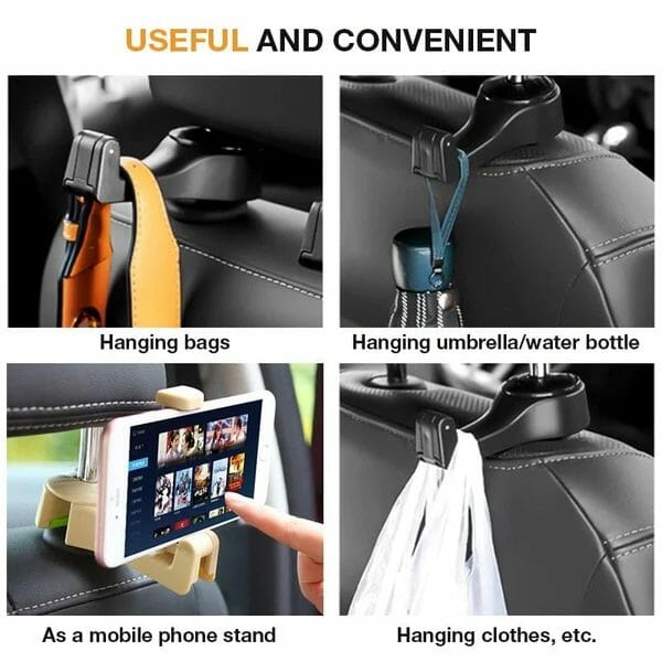 2 in 1 Car Headrest Hidden Hook(BUY 2 GET 2 FREE NOW!)