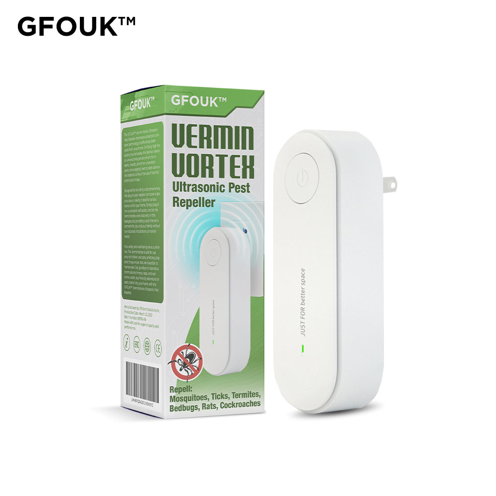 GFOUK™️ VerminVortex Ultrasonic Pest Repeller