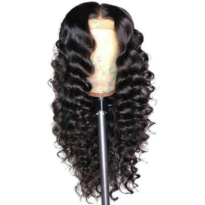 European & American Long Curly Wigs Female African Small Curly Hair Long Hair Wigs