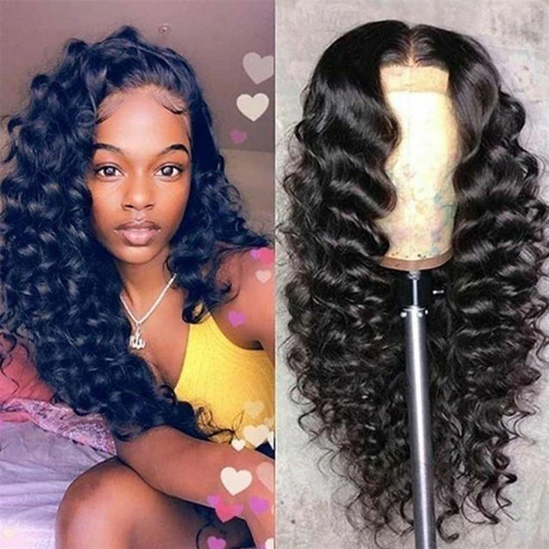 European & American Long Curly Wigs Female African Small Curly Hair Long Hair Wigs