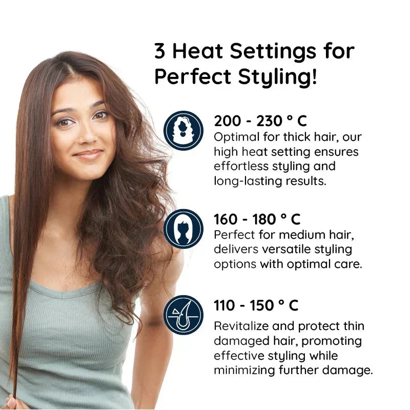 Professional 2 in 1 Rotating Iron Hair Brush