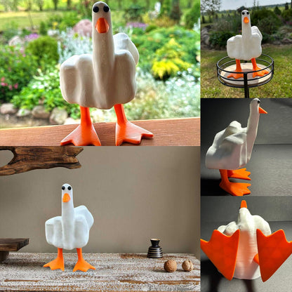 DUCK YOU Funny Figurine