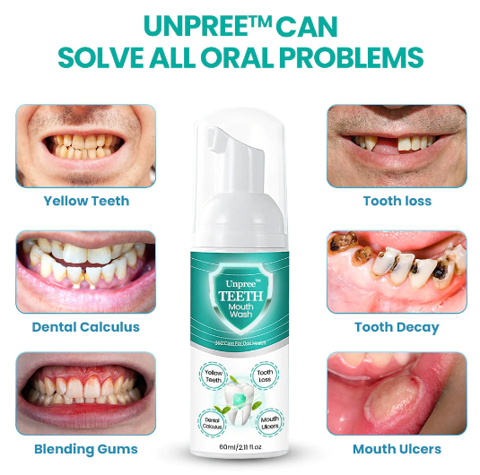 UNPREE™ TEETH mouthwash - solve all oral problems