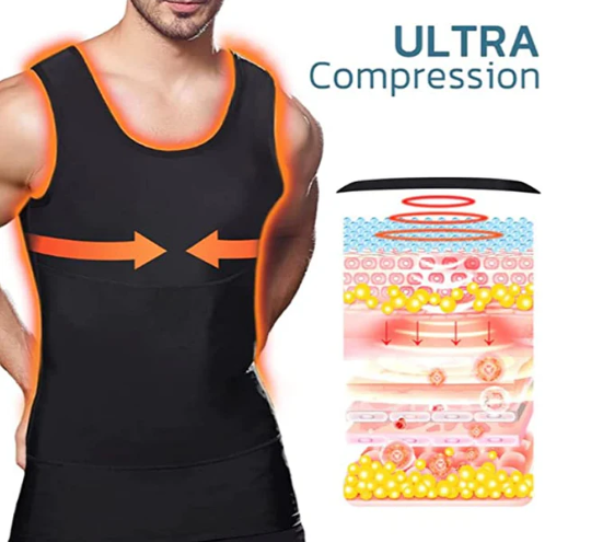 Ricpind MenChest Gynecomastia CompressionTop