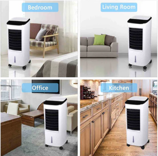 Buy Portable Air Conditioner & Evaporative Swamp Cooler – 7L Tank | Fan, Humidifier, Filter + Remote Control | Free U.S. Shipping
