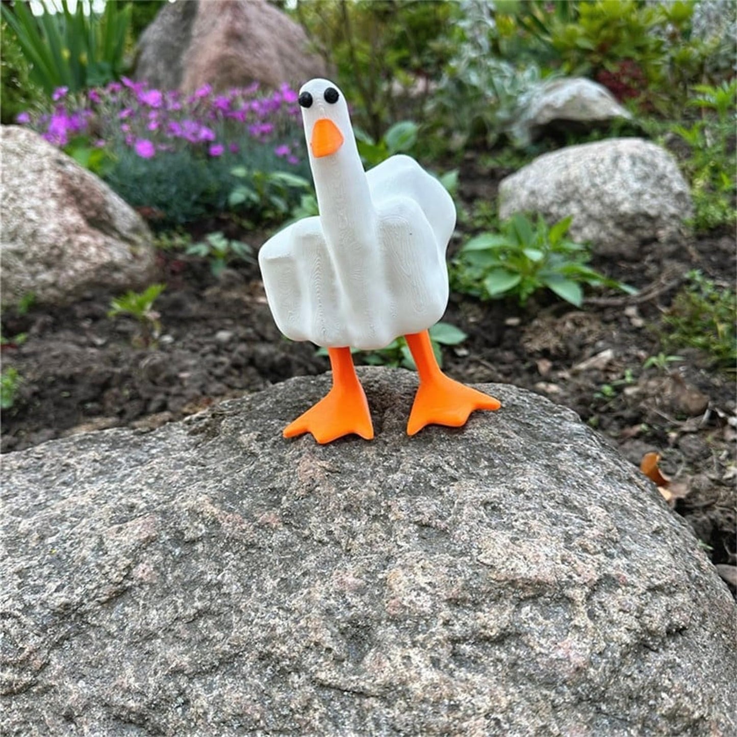 DUCK YOU Funny Figurine