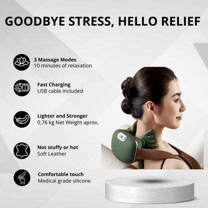 Portable Bionic Neck and Back Relaxing Massager