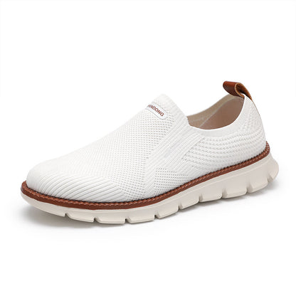 Men's Soft Lightweight Breathable Knit Casual Slip-On Sneakers