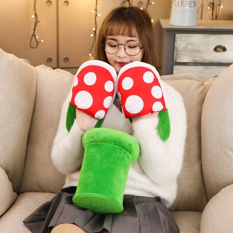 Piranha Plant Slippers (Fits all feet) - Best Christmas Gift