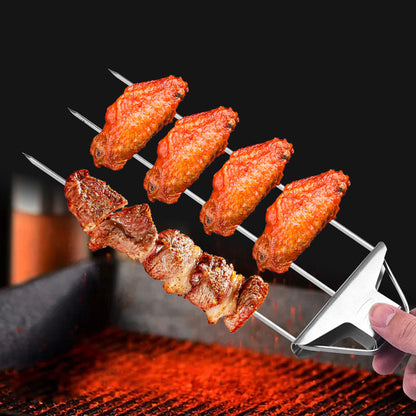 3 Way Grilling Skewers, Stainless Steel Skewers for BBQ