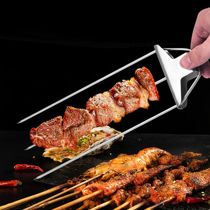 3 Way Grilling Skewers, Stainless Steel Skewers for BBQ