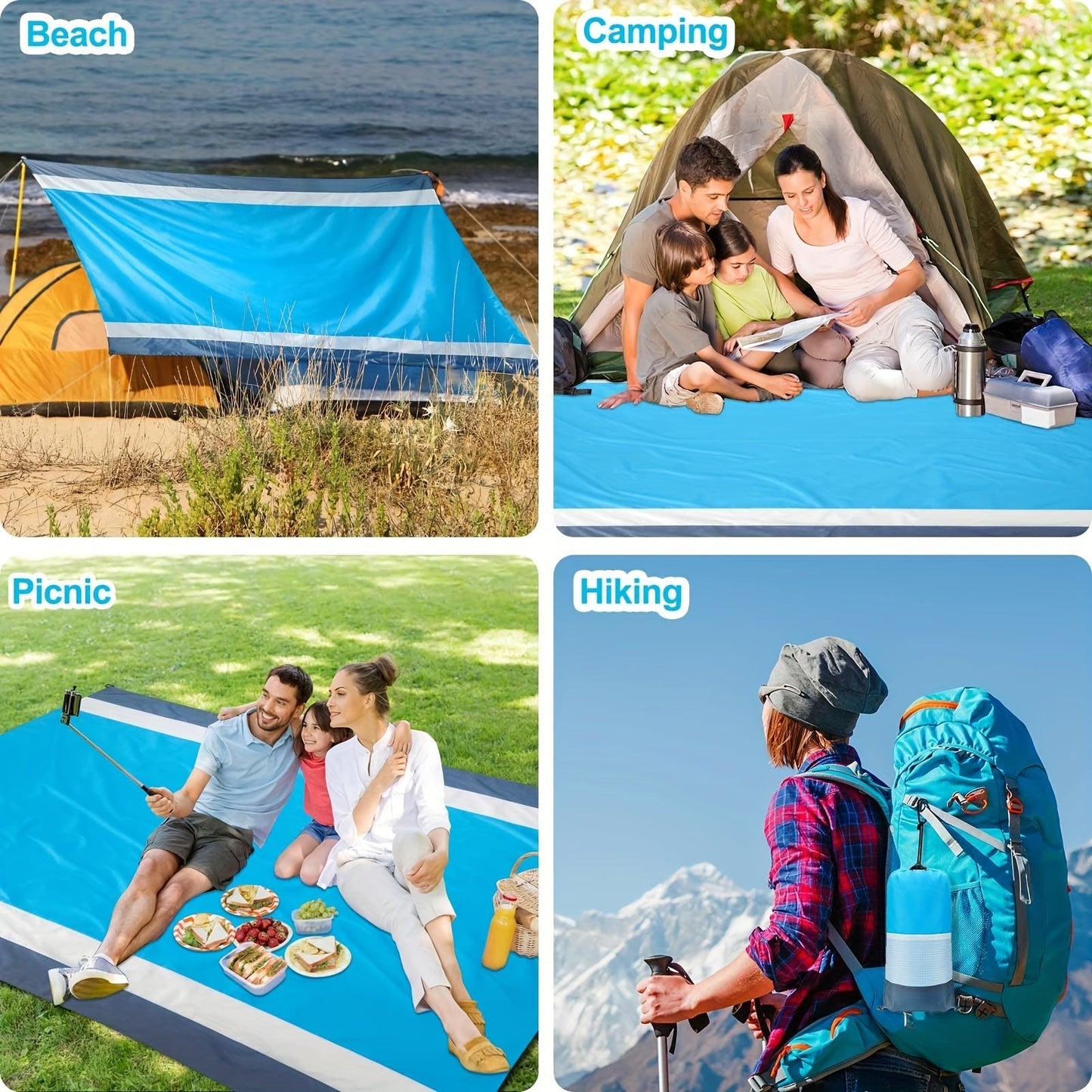 Oversized Waterproof Beach Blanket