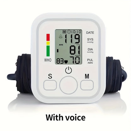 Broadcast Automatic Upper Arm BP Machine With Cuff  With Voice- Digital BP Monitor