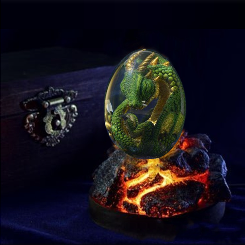 🐉Resin Transparent Lava Dragon Egg Souvenir Gift