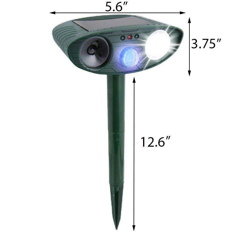 Gopher Outdoor Ultrasonic Repeller - Solar Powered