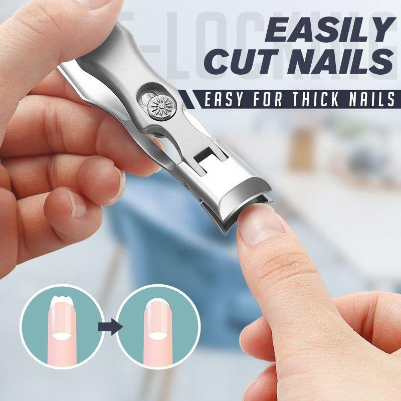 Ultra Sharp Stainless Steel Nail Clippers For Thick Nails(With Leather Case)