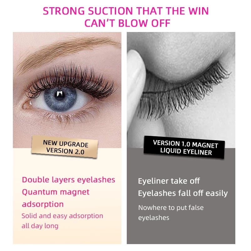 8D Quantum Magnetic Eyelash Partner Set