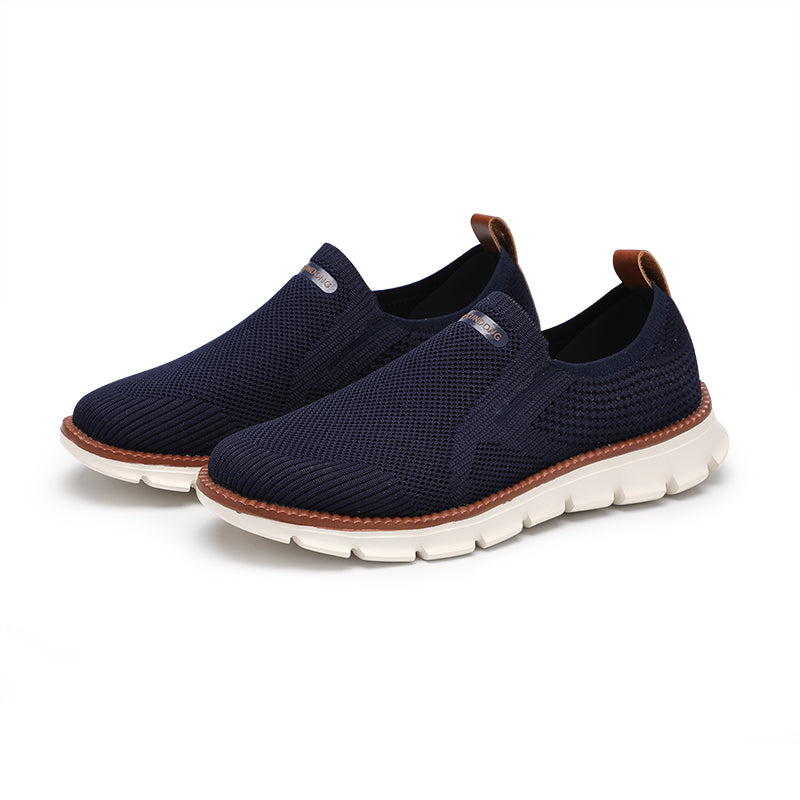 Men's Soft Lightweight Breathable Knit Casual Slip-On Sneakers