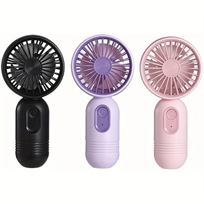 USB Rechargeable Mini Portable Fan With 3 Speeds