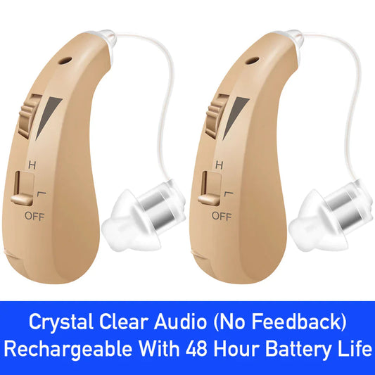 BTE Rechargeable Hearing Aids (Pair)