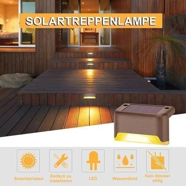 🎄 Solar Deck Lights, Automatically ON/OFF💡