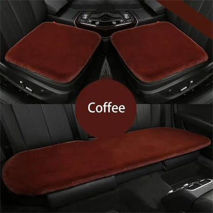 Plush Car Seat Cushion