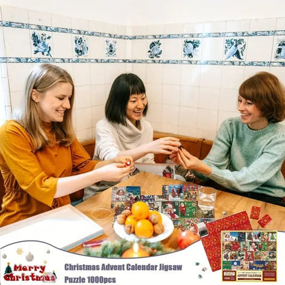 Christmas Advent Calendar Jigsaw Puzzle 1000pcs