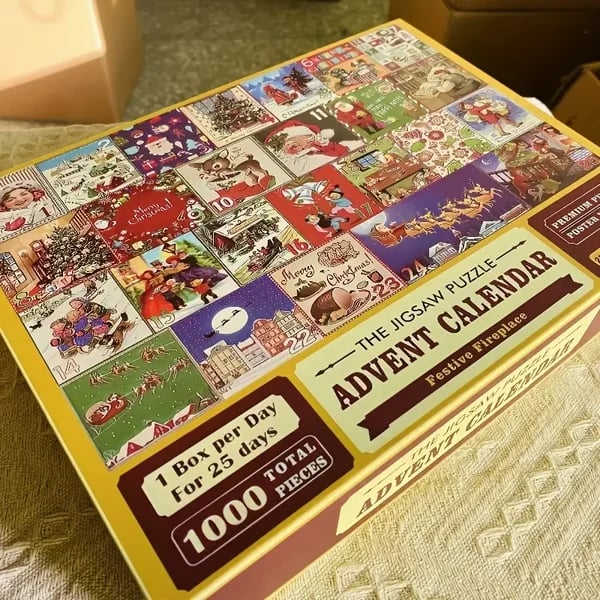 Christmas Advent Calendar Jigsaw Puzzle 1000pcs