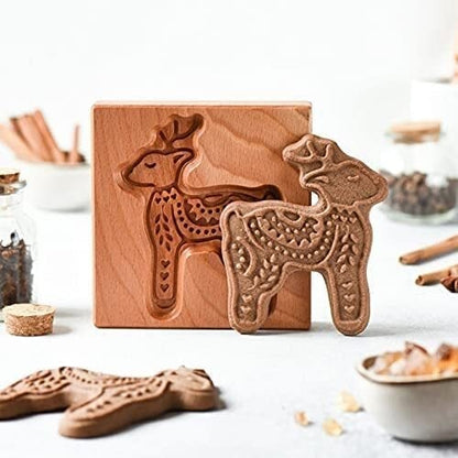 Wood Patterned Cookie Cutter - Embossing Mold For Cookies