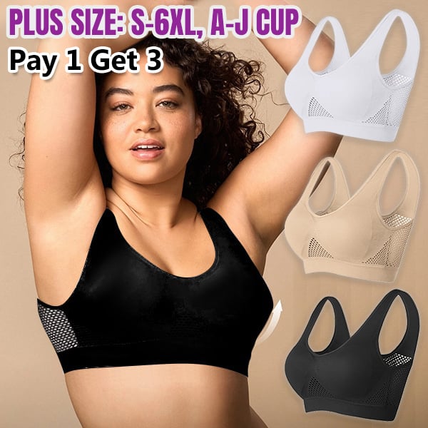 3Pcs🔥Breathable Cool Liftup Air Bra