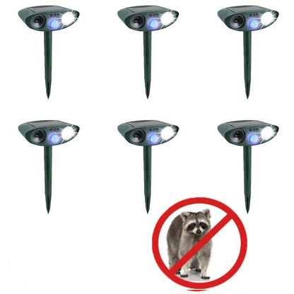 Raccoon Outdoor Ultrasonic Repeller - Solar Powered