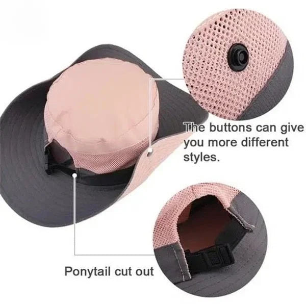 UV Protection Foldable Sun Hat For Women