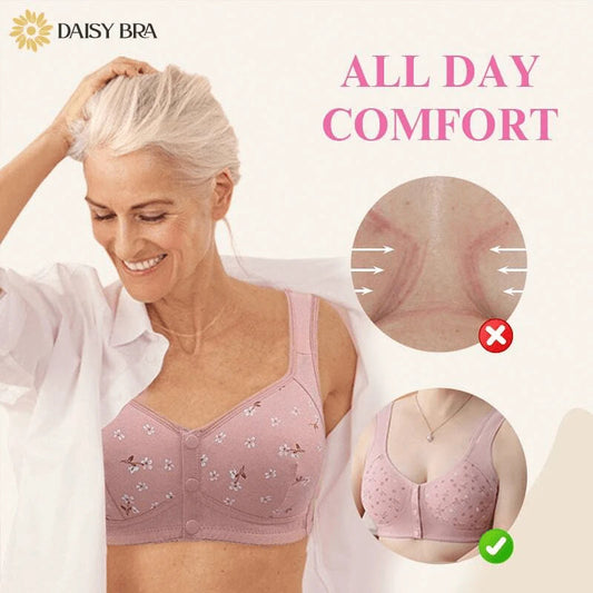 Daisy Bra - Comfortable & Convenient Front Button Bra