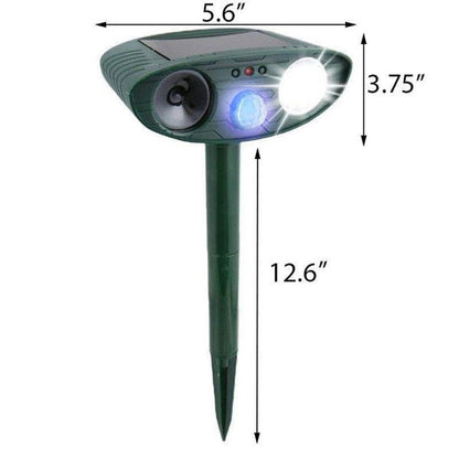 Ultrasonic Deer Repeller Solar Powered, Keep Deer out of Garden