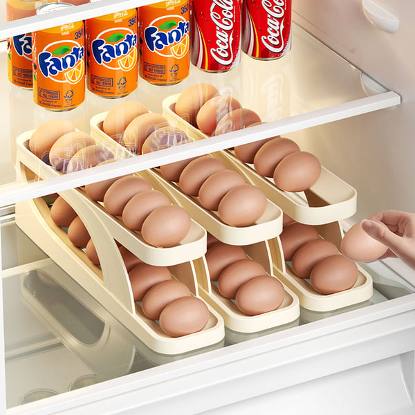 🔥New Automatic Roll-Down Double-layer Egg Dispenser🔥