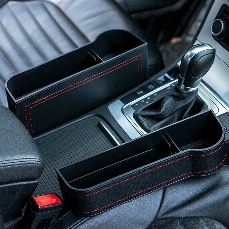 Car seat gap storage box