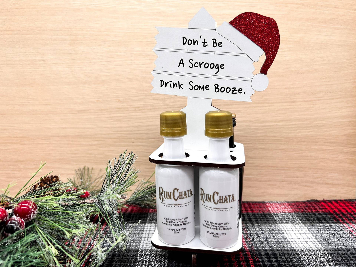 🎄Christmas Unique Money Holder🎅 Funny Christmas Mini Liquor Bottle Holder🥂