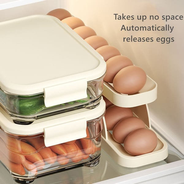 🔥New Automatic Roll-Down Double-layer Egg Dispenser🔥