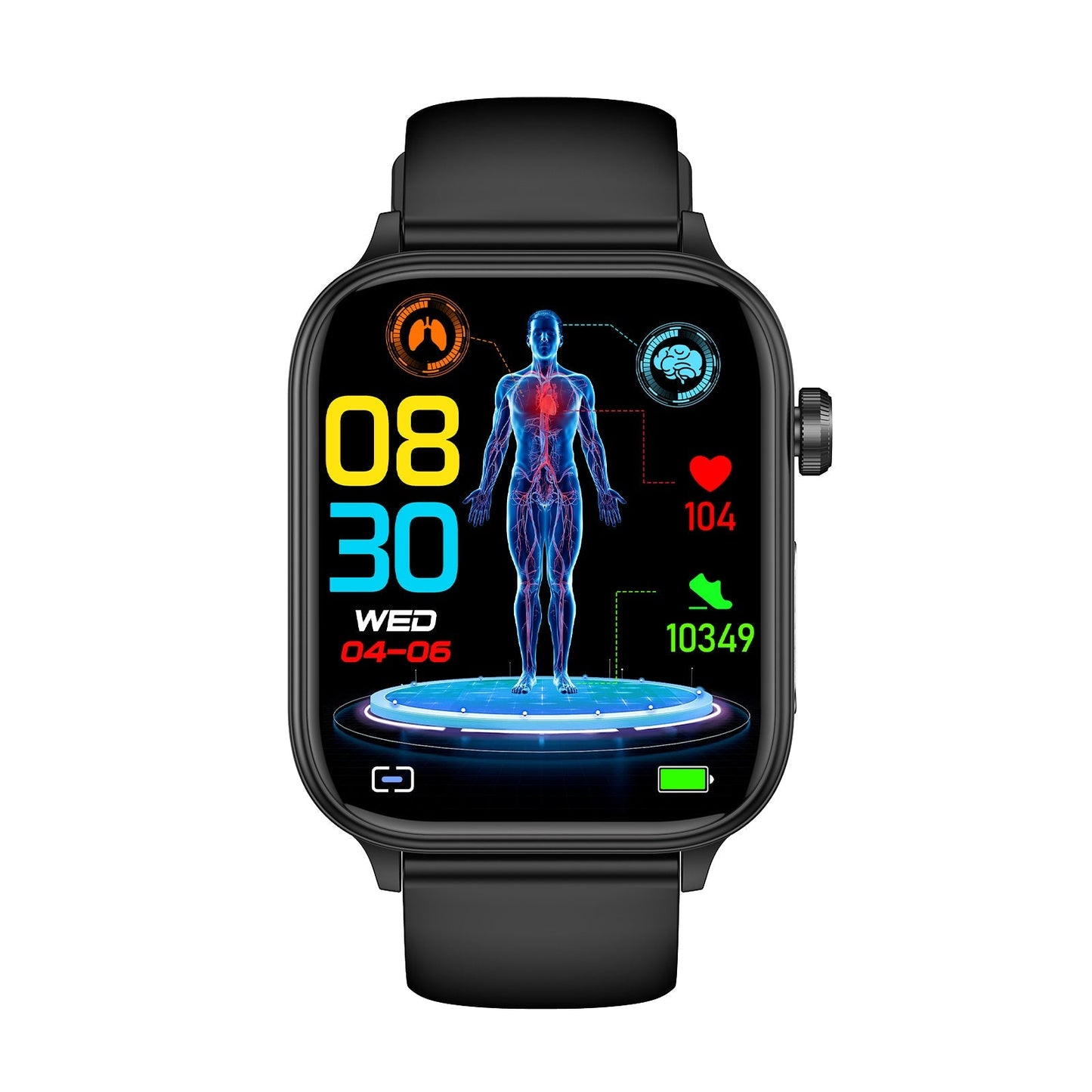 Professional ECG/EKG Non invasive Blood Glucose Health Smart Call Watch