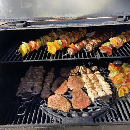 3 Way Grilling Skewers, Stainless Steel Skewers for BBQ