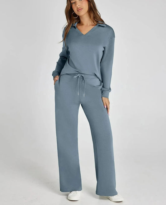 Constituent Women's 2 Piece Sets Outfits Casual Long Sleeve Sweatsuits Sets (🔥Same as in the video)