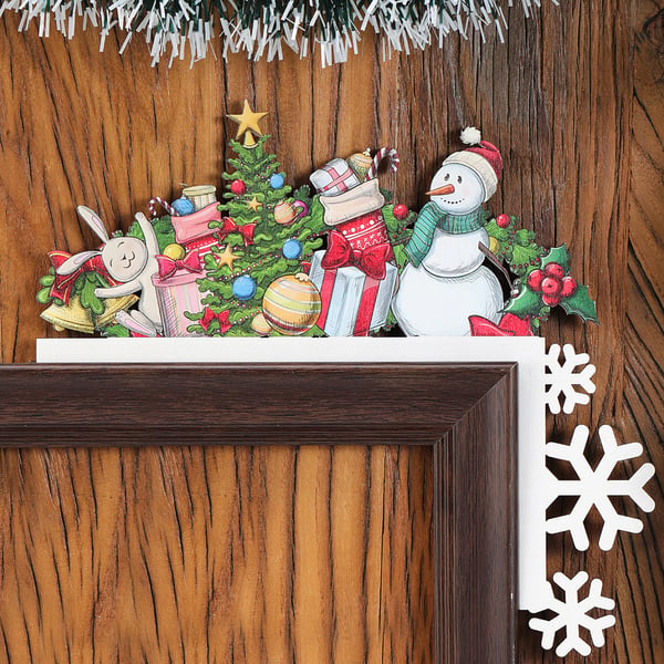 Funny Christmas Door Frame Decorations