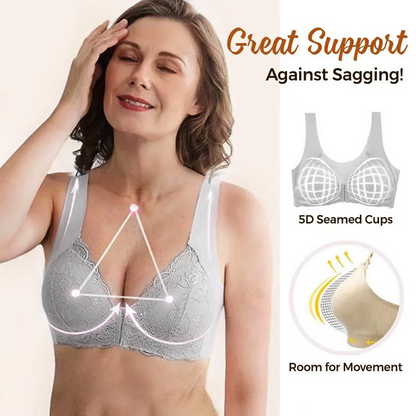 Bras For Older Women Front Closure 5d Beauty Back Comfy Bra