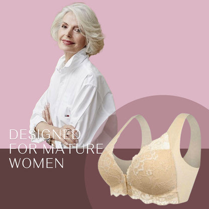 Bras For Older Women Front Closure 5d Beauty Back Comfy Bra