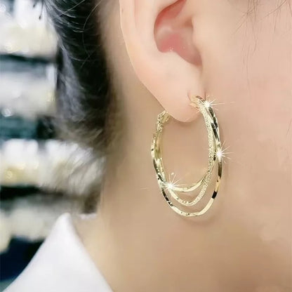 🎁Multi-layer Hoop Earrings