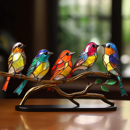 🌈Birds on Branch Desktop Ornaments🕊️